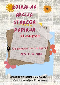 Zbiralna akcija starega papirja
